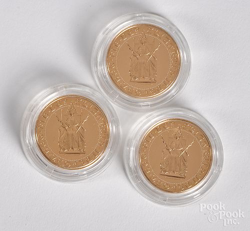 Great Britain 1989 gold double sovereign coins