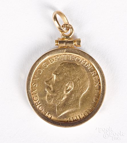 1922 George V gold sovereign