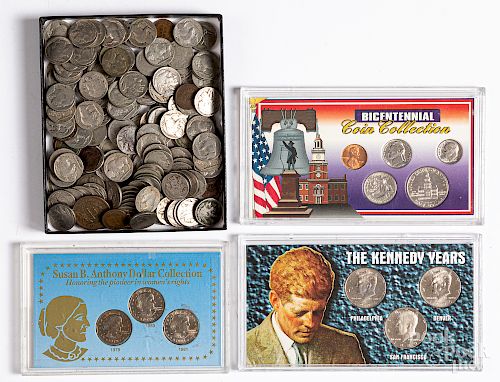 US coins, to include liberty and buffalo nickels