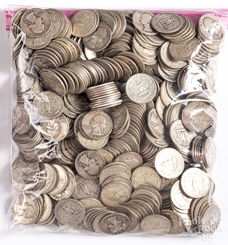 US silver quarters, 84.3 ozt.