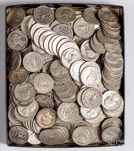 US silver quarters, 57 ozt.