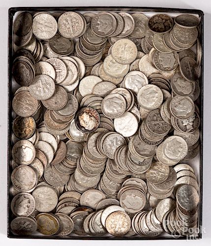 US silver dimes, 27.9 ozt.