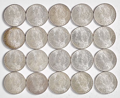 Uncirculated 1884-O Morgan silver dollars