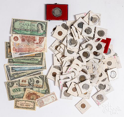 Misc. foreign coins and currency