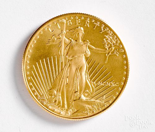 American Eagle 1 ozt. fine gold coin