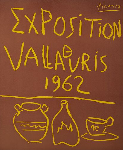 PABLO PICASSO, (Spanish, 1881-1973), Exposition de Vallauris, 1962
