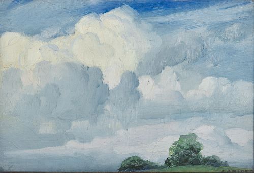 ARTHUR GROVER RIDER, (American, 1886-1875), Landscape with Clouds