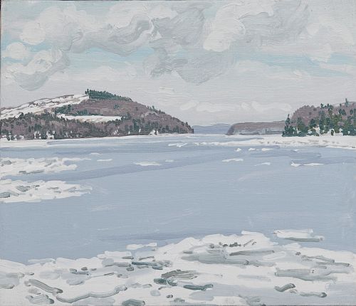 NEIL WELLIVER, (American, 1929-2005), Pitcher Pond, Lincolnville, Maine