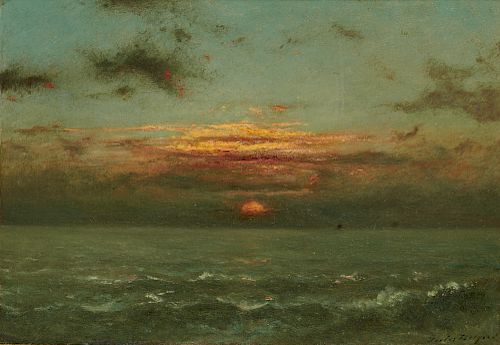 JULES DUPRE, (French, 1811-1889), Seascape