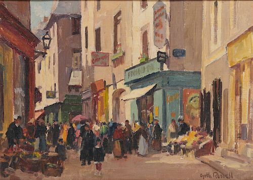 GYRTH RUSSELL, (Canadian, 1892-1907), Rue de la Ville, St. Malo