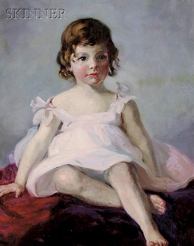 Howard Logan Hildebrandt (American, 1872-1958)    Pretty in Pink