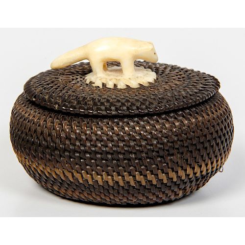 Eskimo Baleen Basket, From the Stanley Slocum Collection, Minneapolis, Minnesota