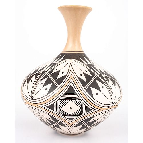 Rainy Naha (Hopi, b. 1949) Polychrome Pottery Jar, From the Collection of Robert B. Riley, Urbana, IL.