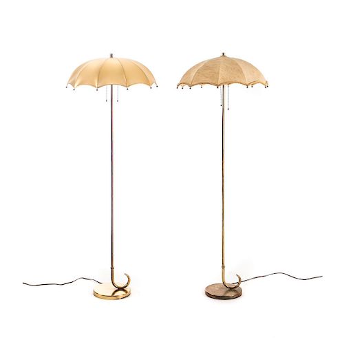 Gilbert Rohde
(American, 1894-1944)
Pair of Umbrella Floor Lamps Herman Miller, USA