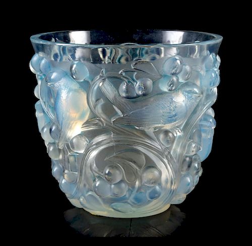 Rene Lalique
(French, 1860-1945)
Avallon Pattern Vase