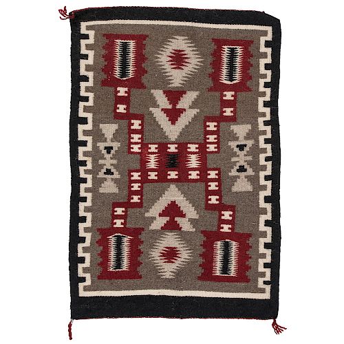 Navajo Storm Pattern Weaving / Rug, From the Collection of Robert B. Riley, Urbana, IL. 