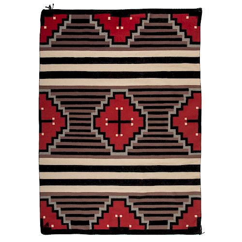 Mary Lee Begay (Dine, b. 1941) Navajo Third Phase Revival Blanket / Rug, From the Collection of Robert B. Riley, Urbana, IL. 