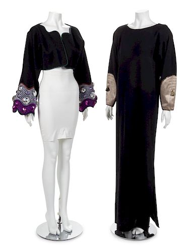 One Geoffrey Beene Top and One Dress, c.1983