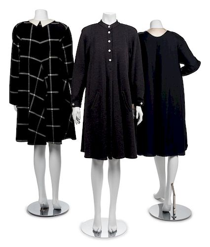 Three Geoffrey Beene Dresses, Spring 1989