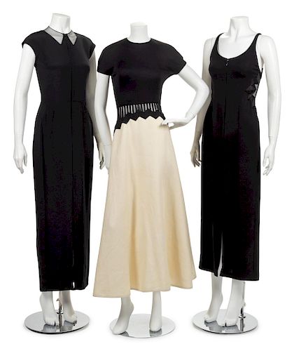 Three Geoffrey Beene Dresses, Spring 1998