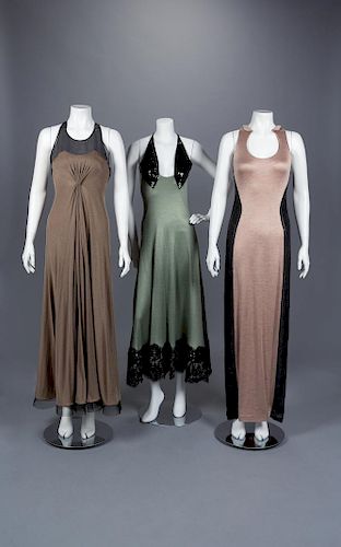 Three Geoffrey Beene Dresses, Spring 1994-96