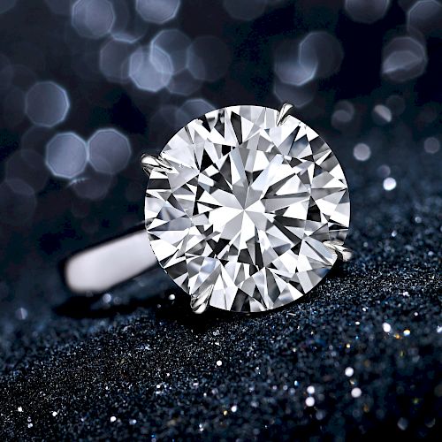 7.59-Carat Solitaire Diamond Ring