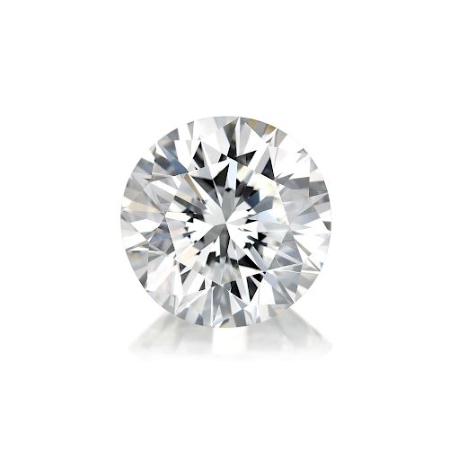 5.03-Carat Loose Round Brilliant-Cut Diamond, F/VS2