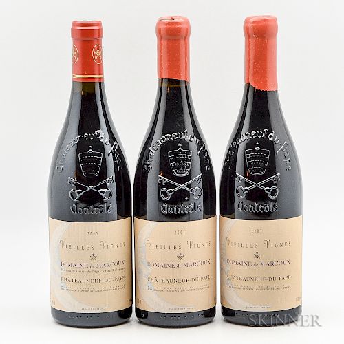 Domaine de Marcoux Chateauneuf du Pape Vieilles Vignes, 3 bottles