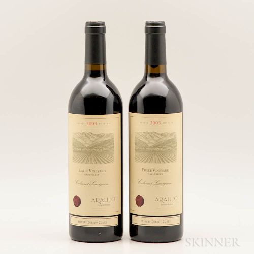 Araujo Eisele Vineyard Cabernet Sauvignon 2003, 2 bottles