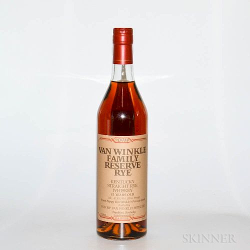 Van Winkle Family Reserve Rye 13 Years Old, 1 750ml bottle