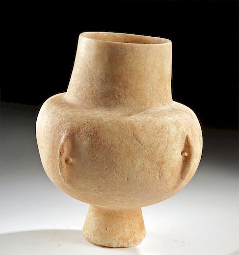 Fine Early Cycladic Marble Vessel - Kandila Form