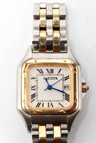 Cartier 2-Tone Gold-Plated & Stainless Steel Watch