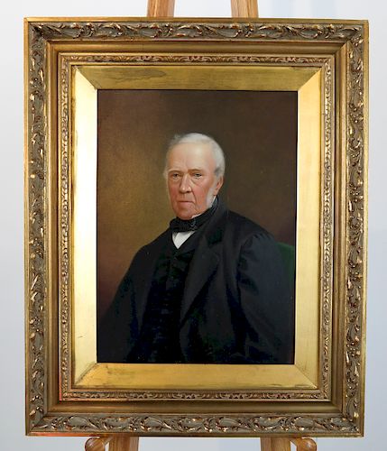 Portrait of a Gentleman - Oil on Panel