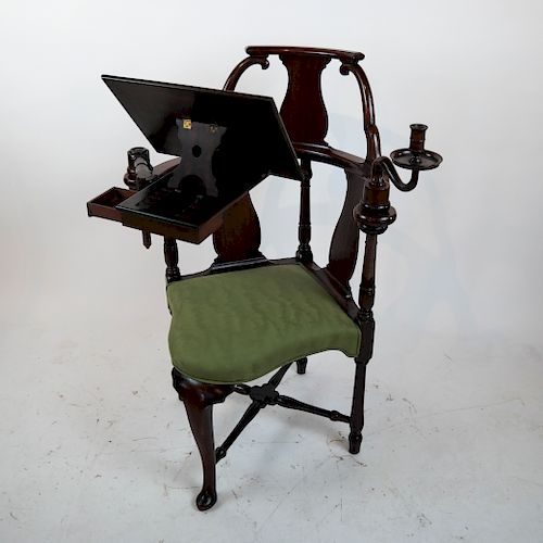 George III-Style Reading Chair