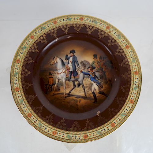 Carlsbad Plates, Porcelain, Czech, Napoleon