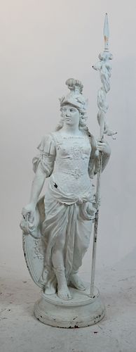 Classical Diana the Huntress Metal Sculpture