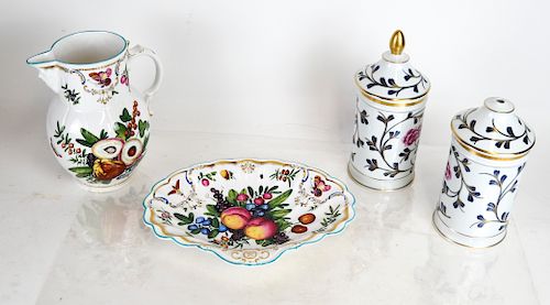 Limoges, Royal Worcester Porcelain Vessels (4)
