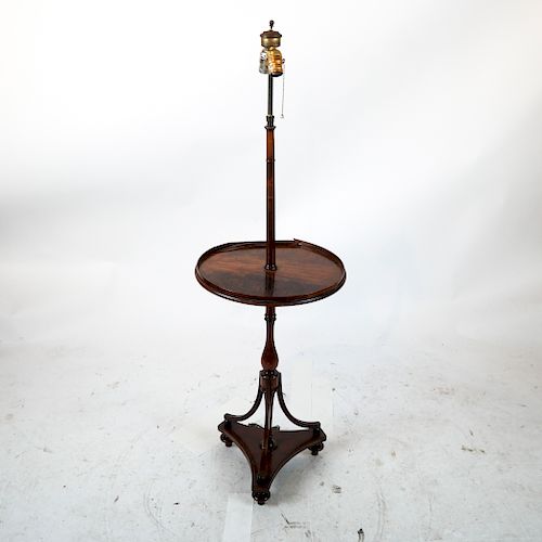 Regency-Style Stick Lamp Table