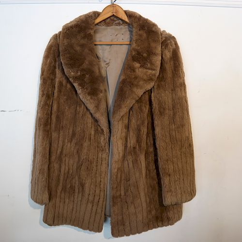 Jacket-Length Fur Coat