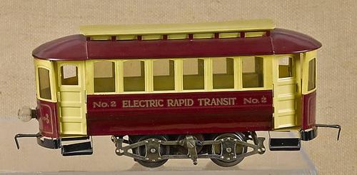 Lionel standard gauge No. 2 Electric Rapid Trans