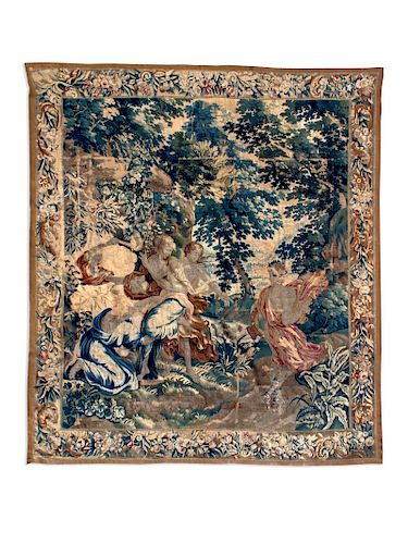 A Beauvais Silk and Wool Tapestry Depicting The Story of Telemachus10 feet 4 inches x 9 feet 3 inches.