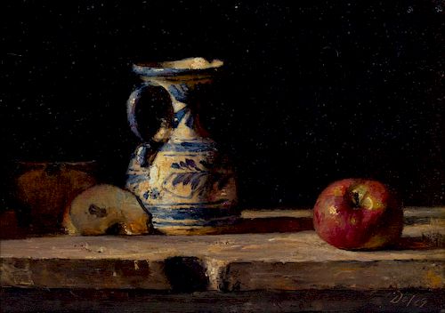 David A. Leffel
(American, b. 1931)
Apples and Pitcher, 1969 