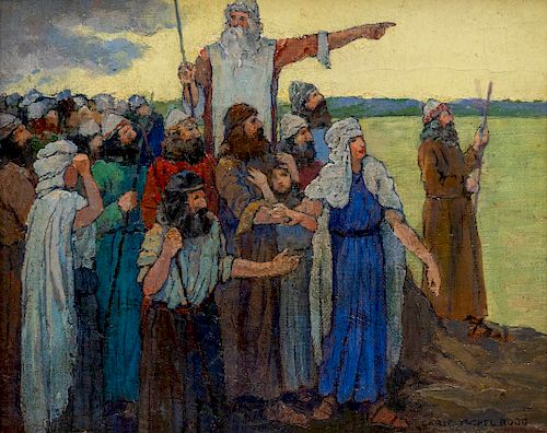 Carle Michel Boog
(American/Swedish, 1877-1967)
Biblical Scene, circa 1930 