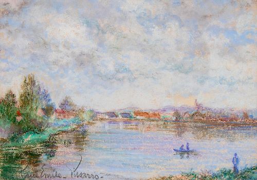  Paul Emile Pissarro
(French, 1884-1972)
Les Bords Du Lac