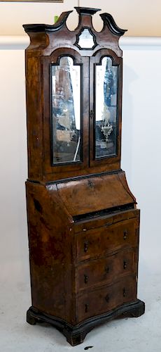 Antique Continental Secretary Bookcase