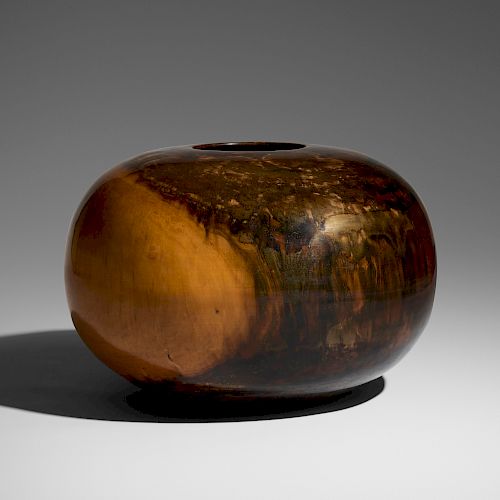Edward Moulthrop, Monumental Figured Tulipwood Globe