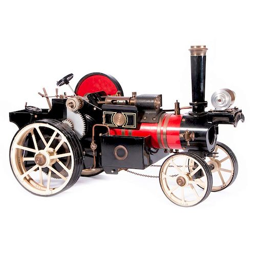Vintage model steam engine.