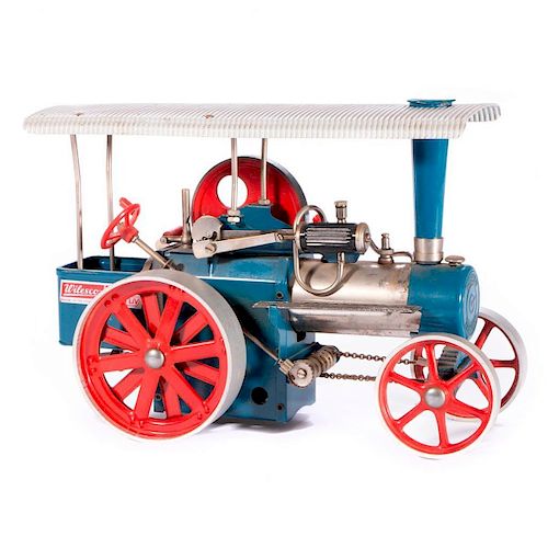 Vintage toy tractor.