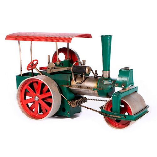 Vintage model toy steam roller.