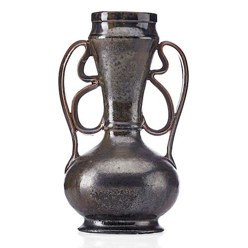 GEORGE OHR Exceptional two-handled vase